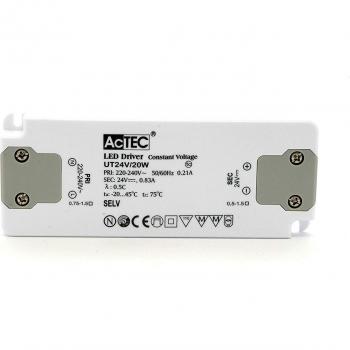 Transformateur LED ACTEC 20 W 24 V Tension Constante