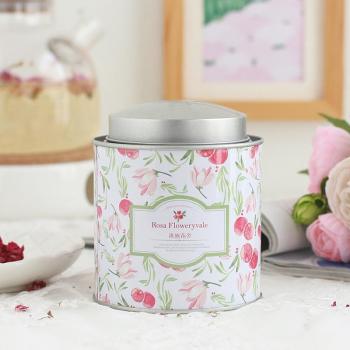 2pc Double-Deck Iron Tea Caddy Set