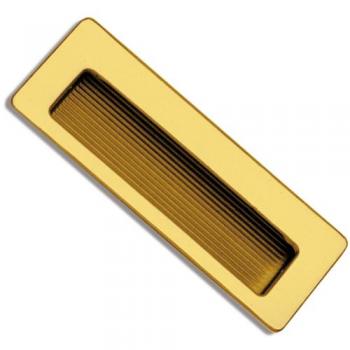 Poignée de cuvette rectangulaire dorée brillante – 3801‑112