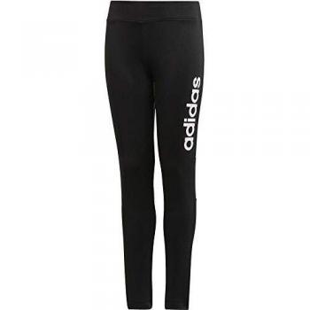 Adidas Mädchen YG Tr-Lin L Tig Kompressions-Tights Schwarz-Weiß