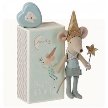 Maileg Tooth Fairy Mouse, Blue Edition