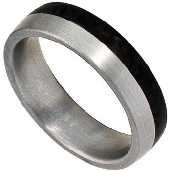 Edelstahl‑Carbon Partner Ring JOBO – 56 mm