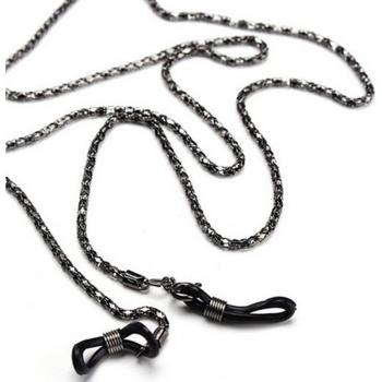 Lanière de lunettes en or et argent