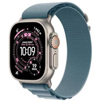 Montre connectée Apple Ultra 3 49mm GPS + Cellulaire Boucle Alpine Bleu S
