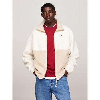 Sherpa Jacke mit Strukturmuster, Modell 'ESSENTIAL'