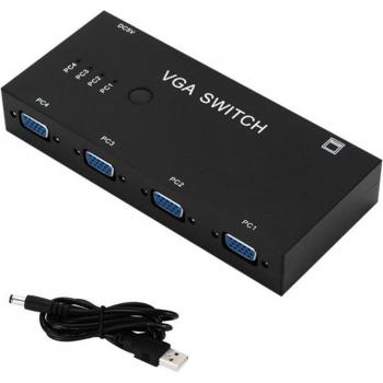 Conmutador VGA 4 Puertos 1080P