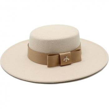 Sombrero Fieltro Chic 2022 Lazo Plano