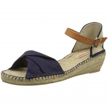 Pare Gabia Benji, Sandales Ouvertes Femme, Bleu (Marine), 39 EU
