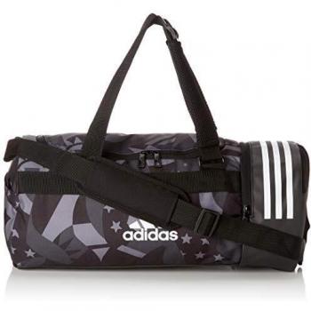 Adidas 3S CVRT DUF WGS, Sac de sport mixte adulte, Noir (Negro/Blanco/Blanco), 24x15x45 Centimètres (L x H x P)