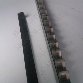 Cepillo abrasivo HSS 12mm Tipo D Brochado CNC