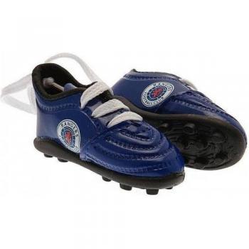 Rangers FC Auto Spiegel Decoratie Embleem One Size Wit/Koningsblauw