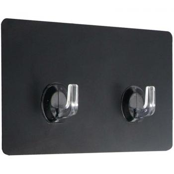 PS PVC Rettangolo Nero – Gancio Doppio Tendance