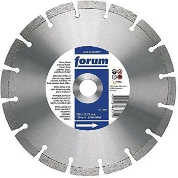 Ruota Diamante Forum Ø125x22,23mm Saldata al Laser Concentrazione Avanzata