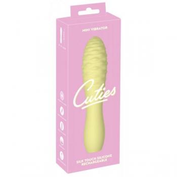 Cuties Gelber Minivibrator mit 10 starken Vibrationsmodi