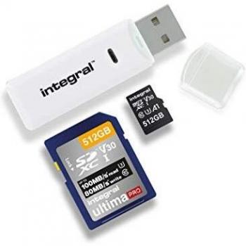 Lecteur de cartes mémoire USB 2.0 microSD et SD Integral