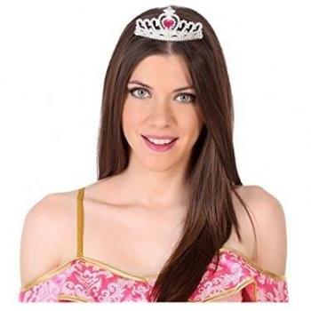 Tiara per principessa in argento con cuore