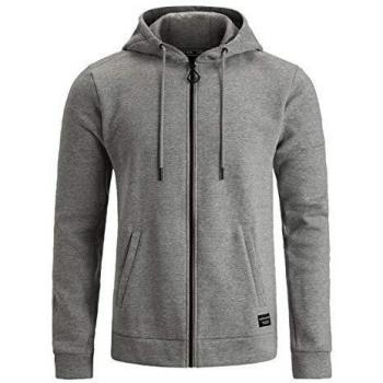 Bjorn Borg Men's Hoodie BBCENTRE 1p, Light Grey Melange, X-Large