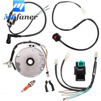 Harnais Câblage CDI avec Bougie pour Moto 4 Temps 50-140cc