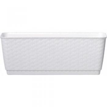 Prosperplast Pflanzkasten 49cm Rattanoptik