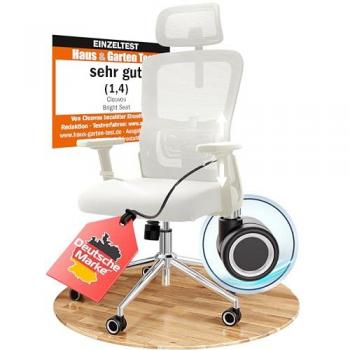 CLOUVOU BrightSeat White Ergonomics 150