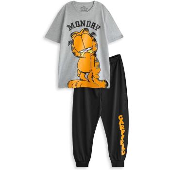 Vanilla Underground Schwarz Garfield Pyjama für Männer