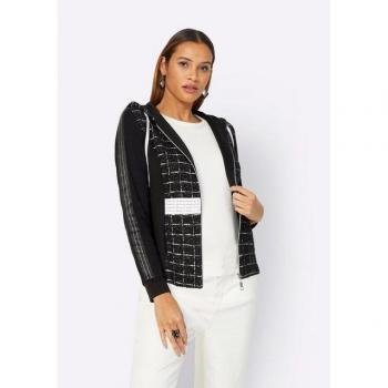 Veste Élégante Mélange de Matières