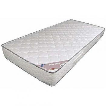 Doux Rêve Matelas 140x190 Densité 30 kg/m³ – Hauteur 18 cm – Soutien Ferme + Protège Matelas OFFERT – Nuits d’Or