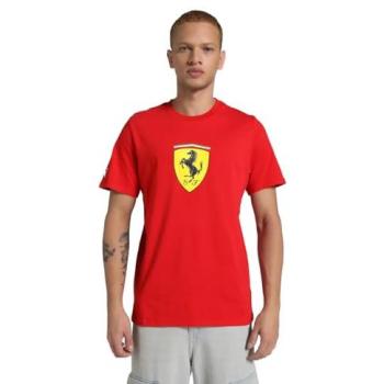Race‑style Puma T‑shirt met Scuderia Ferrari logo