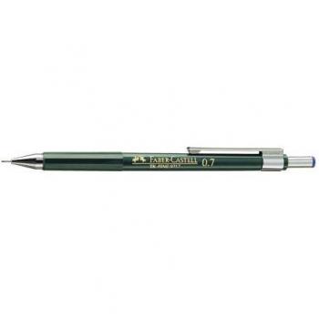 Crayon mécanique Faber‑Castell 0,7 mm – modèle “Green”