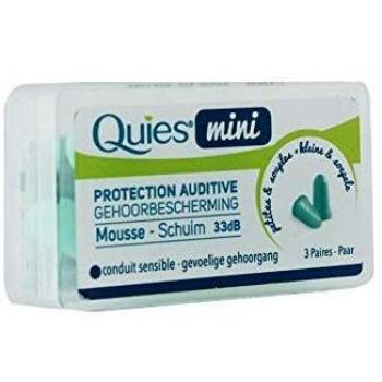 Mini 3 paires protection auditive mousse