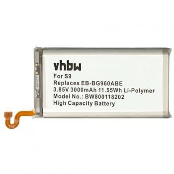 VHBW Li-Polymer Akku 3000mAh für Samsung Galaxy S9 und S9 Duos