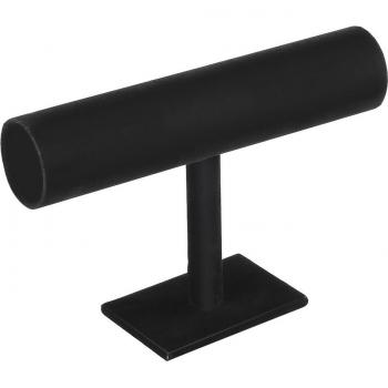 Black T-Bar Jewelry Display Stand for Bracelets and Watches