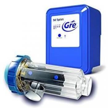 Gre Électrolyseur de sel pour piscines 90 m³