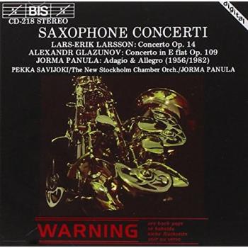 Saxophone Concertos: Stockholm & Savijoki Limited Edition (New Stockholm Co)