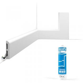 Plegable Polímero Plintón SX183 con Cinta Adhesiva – 10 Unidades