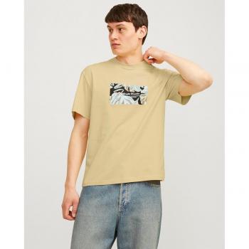 Camiseta Jack & Jones Mangas Cortas Hombre Impresión Delantera 12256717 Flores