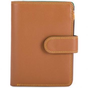 Mywalit Leather Wallet Medium Size Brown
