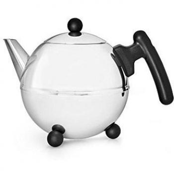 Teiera Bella Ronde 750 ml Acciaio Nera – Bredemeijer