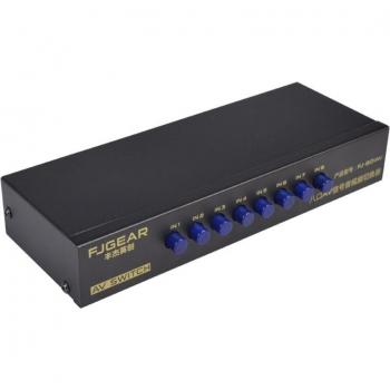 8-Way Composite AV Selector for DVD and STB