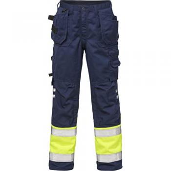 High Visibility Handwerkerhose 2029 – PLU C46 – Warnfarben Gelb und Marine