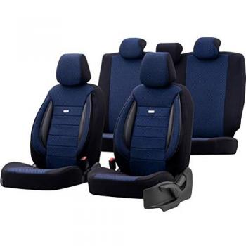 AllPro Fabric Seat Protector Set – 11 Pieces Black/Blue, OT SPT104 Compatibility
