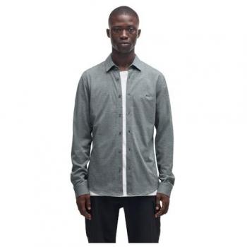 BOSS Mysoft Hemd Slim Fit Grau