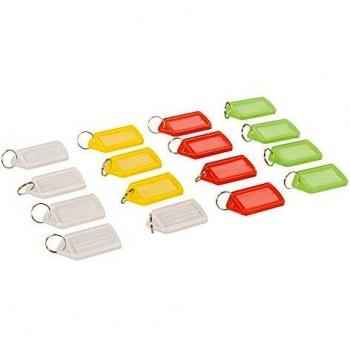 Silverline 334864 Bright Colour Key Tags – 16pcs