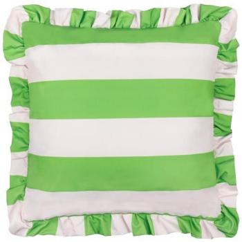 Furn Green Palm Royal Ruffle Outdoor Cushion