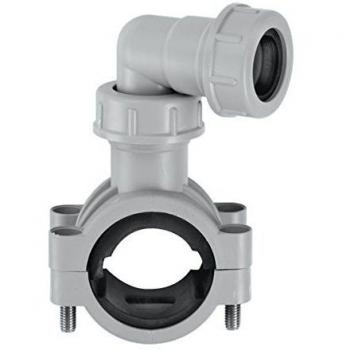 McAlpine CLAMP1GR Combi Boiler Condensate Pipe Clamp 1.1/2 x 1.1/4 x 22mm Grey