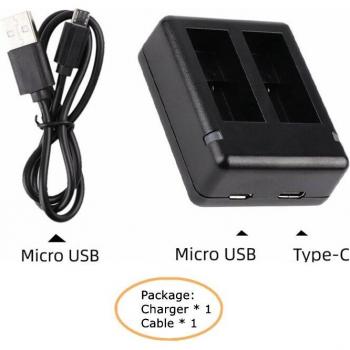 Hero9 Black 1720mAh Full Decode Battery and Dual Charger