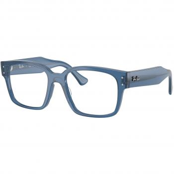 Unisex Ray‑Ban RX7256 Laureen Blue Transparent Squared Frame (Size 51)