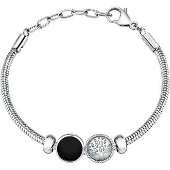 Bracciale Morellato DROPS per Uomo in Acciaio Trasparente