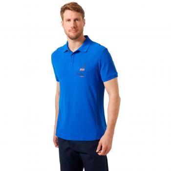 Polo Uomo Helly Hansen HP Race Manica Corta 543 COBALT