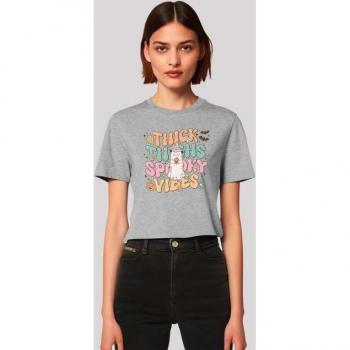 Premium Baumwollshirt Retro Halloween